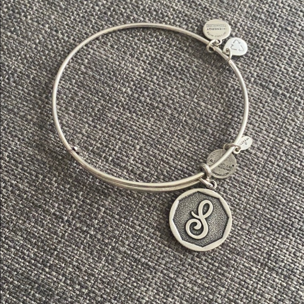 Alex and Ani “S” charm bangle